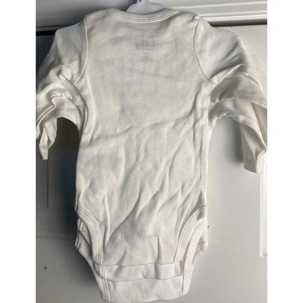 Rae Dunn Baby Clothes‎ 0-3 Months 3 Pack Bodysuits Gobble, Thankful, Blessed